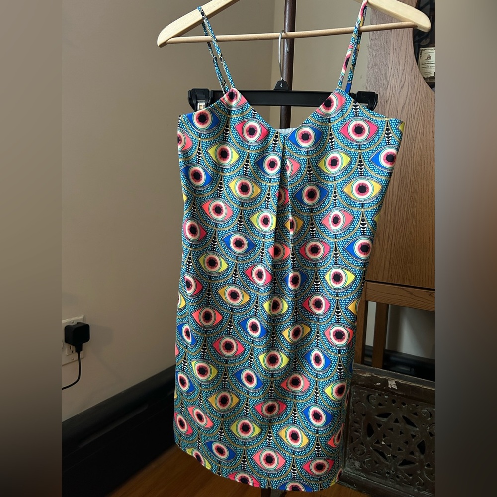 Rare! Mara Hoffman eye mini dress size xs